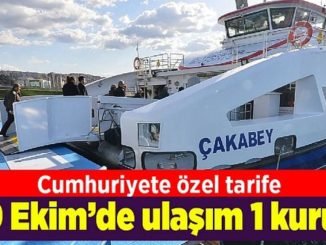 İzmir’de Ekim’de ulaşım