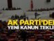 AKPden yeni kanun teklifi