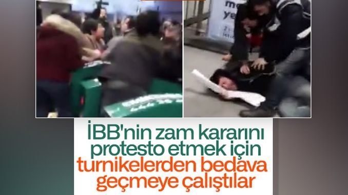 BB’nin ulaşım zammı protesto edildi BB’nin ulaşım zammı protesto edildi