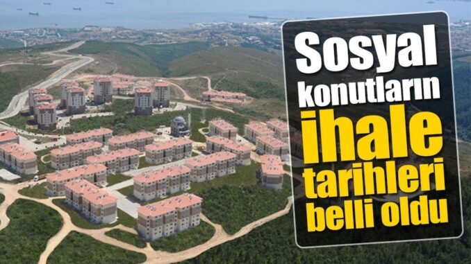 Izmitte Konutluk Projenin Ihale Tarihi Izmitte Konutluk Projenin Ihale Tarihi