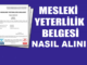 Mesleki Yeterlilik Belgesini kimler almalidir