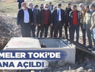 TOKI Konutlarini Besleyen Isale Hatti Acildi