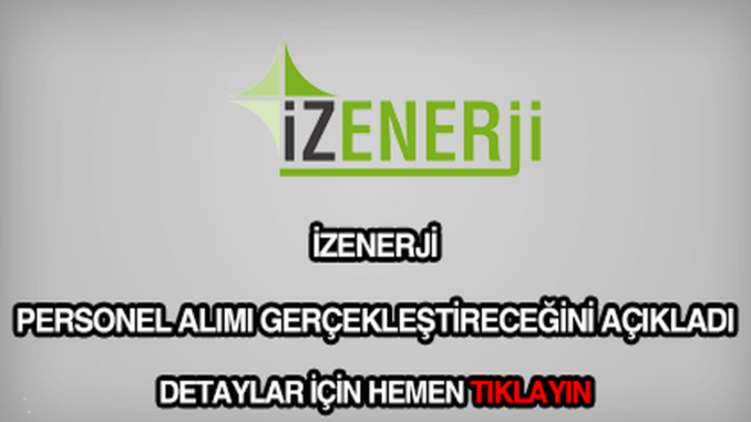 izenerji personel alimi izenerji personel alimi