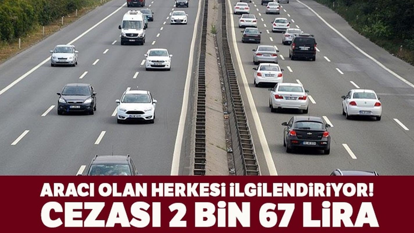 Araci olan Herkezi Ilgilendiriyor Bin Lira Cezasi Var