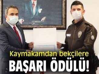 Kaymakamdan Bekcilere Basari Odulu
