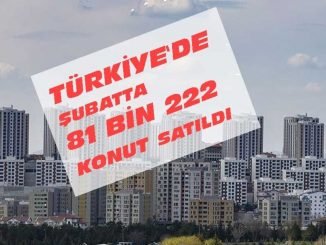 Turkiye genelinde Subat ayinda bin konut satildi